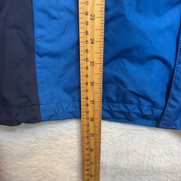 Eddie Bauer Jacket Mens Size Large Blue Windbreaker Hooded Hiking Waterproof - Picture 9 of 11